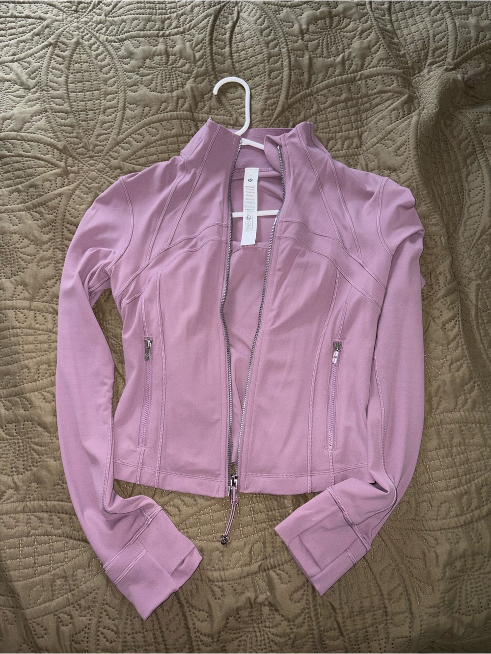 lululemon athletica Lavender-Pink silver Zip Jacket define jacket - Picture 4 of 6